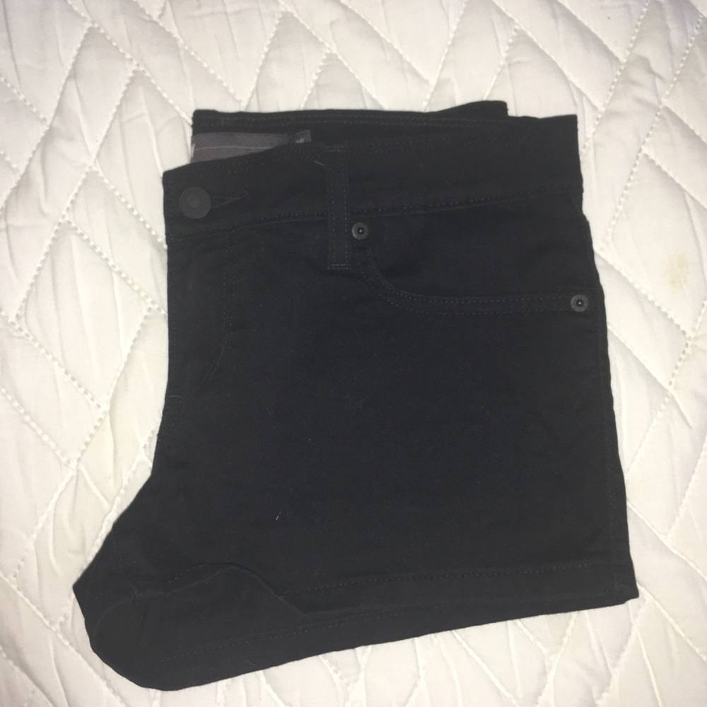 Black Jean Shorts from JC Penny